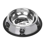 M-Pets Petjoy Cat Family Çelik 610 ml Kedi Mama Kabı