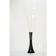 M3Decorium Desenli Krem 5 Adet Siyah Dal 60cm Vazo