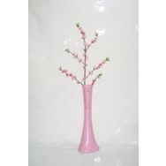 M3Decorium Desenli Pembe Pembe Bahar Dalı 60cm Vazo