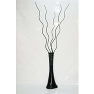 M3Decorium Desenli Siyah 5 Adet Siyah Dal 60cm Vazo