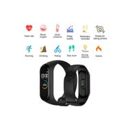 M5 Smart Bracelet M5 Akıllı Bileklik Saat Universal Adım Sayar Uyku Takip Titreşimli Mesafe Nabız Ölçer Renkli Ekran