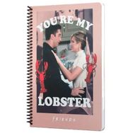 Mabbels DFT-388463 Friends Youre My Lobster Pembe 80 Yaprak 17x24 cm Spiralli Defter