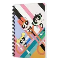 Mabbels DFT-388470 The Powerpuff Girls Pembe 80 Yaprak 17x24 cm Spiralli Defter