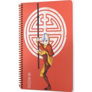 Mabbels DFT-388616 Avatar Aang Kırmızı 80 Yaprak 17x24 cm Spiralli Defter