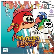 Maceracı Yüzgeçler Boyama Kitabı Turkuvaz Kitap