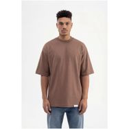 Machinist Basic Super Kakao Pamuklu Oversize Erkek T-shirt