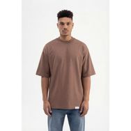 Machinist Basic Super Kakao Pamuklu Oversize Erkek T-shirt