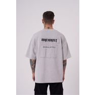 Machinist Be Bold Be You Açık Bej Spotted Yıkmalı Oversize Erkek T-shirt