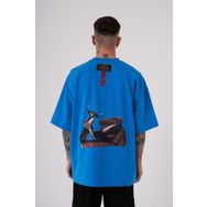 Machinist Carpet Patch Baskılı Lens Oversize Erkek T-shirt