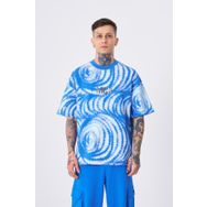 Machinist Imagination Baskılı Açık Mavi Oversize Erkek T-shirt