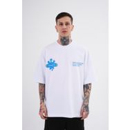 Machinist Minimal Textured Baskılı Beyaz Erkek T-shirt