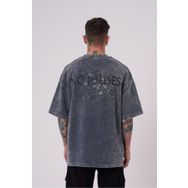 Machinist No Pouses Baskılı Ghost Spotted Oversize Erkek T-shirt