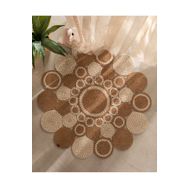 Madame Coco Alsace Naturel/Krem 120 cm Yuvarlak Kilim