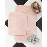 Madame Coco Carol 2'li 60x100 + 50x60 cm Pudra Banyo Paspası