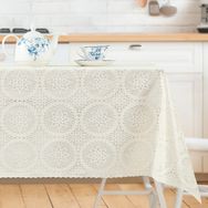 Madame Coco Ekru 100x140 cm Anita Pvc Masa Örtüsü