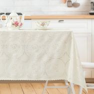 Madame Coco Roni Pvc Ekru 100x140 cm Masa Örtüsü