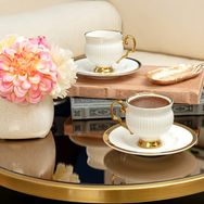 Madame Coco Yolande Pensee 2'li 90 ml Kahve Fincanı Set