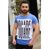 Madmext 3001 Sax Mavi Erkek T-shirt