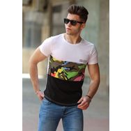 Madmext 3003 Beyaz Erkek T-shirt