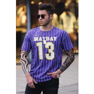 Madmext 3008 Mor Erkek T-Shirt