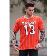 Madmext 3008 Turuncu Erkek T-Shirt