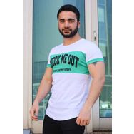 Madmext 3013 Beyaz Erkek T-shirt