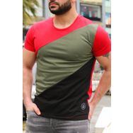 Madmext 3018 Kırmızı Erkek T-Shirt