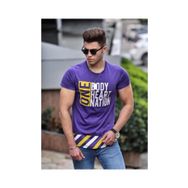 Madmext 3082 Mor Erkek T-Shirt