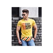 Madmext 3082 Sarı Erkek T-Shirt