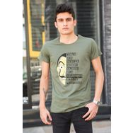 Madmext 4016 Haki Erkek T-shirt