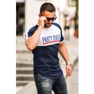 Madmext 4027 Lacivert Erkek T-shirt
