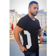 Madmext 4102 Siyah Erkek T-shirt