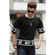 Madmext 4483 Siyah Erkek T-shirt