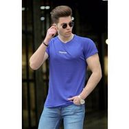 Madmext 4516 Saks Erkek T-shirt