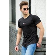 Madmext 4516 Siyah Erkek T-shirt