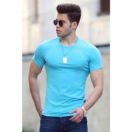 Madmext 4552 Mavi Erkek T-shirt