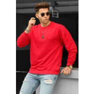 Madmext 4782 Bordo Erkek Sweatshirt