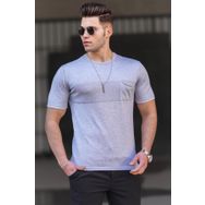 Madmext 5089 İndigo Erkek Tişört