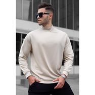 Madmext 5329 Bej Erkek Sweatshirt