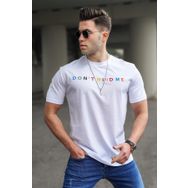 Madmext 5363 Erkek Beyaz T-shirt