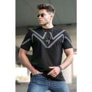 Madmext 5369 Siyah T-Shirt