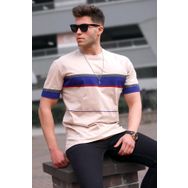 Madmext 5372 Erkek Bej T-shirt