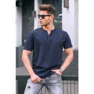 Madmext 5375 Lacivert Oversize T-shirt