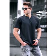 Madmext 5375 Siyah Oversize Erkek T-shirt