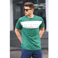 Madmext 5377 Erkek Yeşil T-shirt