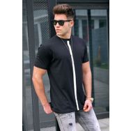Madmext 5378 Siyah Baskılı T-Shirt