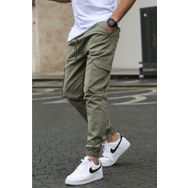 Madmext 5447 Yeşil Erkek Kargo Cep Pantolon