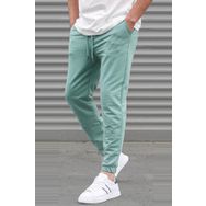 Madmext 5494 Mint Yeşili Basic Paçası Lastikli Erkek Eşofman