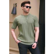 Madmext 5684 Mint Yeşili Erkek T-shirt