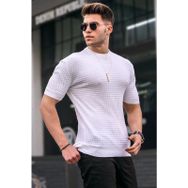Madmext 5685 Erkek Beyaz T-shirt